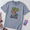 Pour Yourself A Cup Of Ambition T-Shirt, Dolly Parton 9 to 5 Tee - Washed Denim unfolded t-shirt mockup