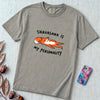 Shavasana Is My Personality Fox T-Shirt, Yoga Humor Gift - Granite unfolded t-shirt mockup