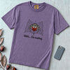 Shhh I’m Reading, Funny Spider Book Lover T-Shirt - Grape unfolded t-shirt mockup