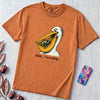 Shhh… I’m Reading Pelican Frog T-Shirt - Yam unfolded t-shirt mockup
