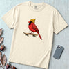 Skateboarding Cardinal T-Shirt - Ivory unfolded t-shirt mockup