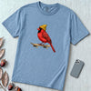 Skateboarding Cardinal T-Shirt - Washed Denim unfolded t-shirt mockup