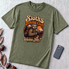 Sloths Hiking Club T-Shirt - Sage unfolded t-shirt mockup