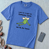 Someone Cares - Not Me, But Someone, funny frog T-Shirt - Flo Blue unfolded t-shirt mockup