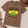 Someone Cares - Not Me, But Someone T-Shirt, Sarcastic Humor - Espresso unfolded t-shirt mockup