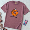 Still Buffering Pumpkin T-Shirt for Halloween - Berry unfolded t-shirt mockup