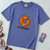 Still Buffering Pumpkin T-Shirt for Halloween - Flo Blue unfolded t-shirt mockup