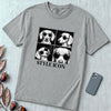 Style Icon Dachshund T-Shirt - Granite unfolded t-shirt mockup