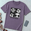 Style Icon Dachshund T-Shirt - Grape unfolded t-shirt mockup
