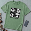 Style Icon Dachshund T-Shirt - Light Green unfolded t-shirt mockup