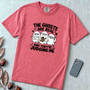 The Ghosts Are Real And They’re Judging Me T-Shirt - Watermelon unfolded t-shirt mockup