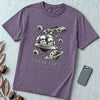 There Goes The Neighborhood Alien UFO T-Shirt - Grape unfolded t-shirt mockup