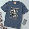 There Goes The Neighborhood Alien UFO T-Shirt - Midnight unfolded t-shirt mockup