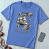 There Goes The Neighborhood Alien UFO T-Shirt - Mystic Blue unfolded t-shirt mockup