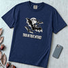 Trick Or Treat Witches! Funny Halloween Bat T-Shirt - True Navy unfolded t-shirt mockup