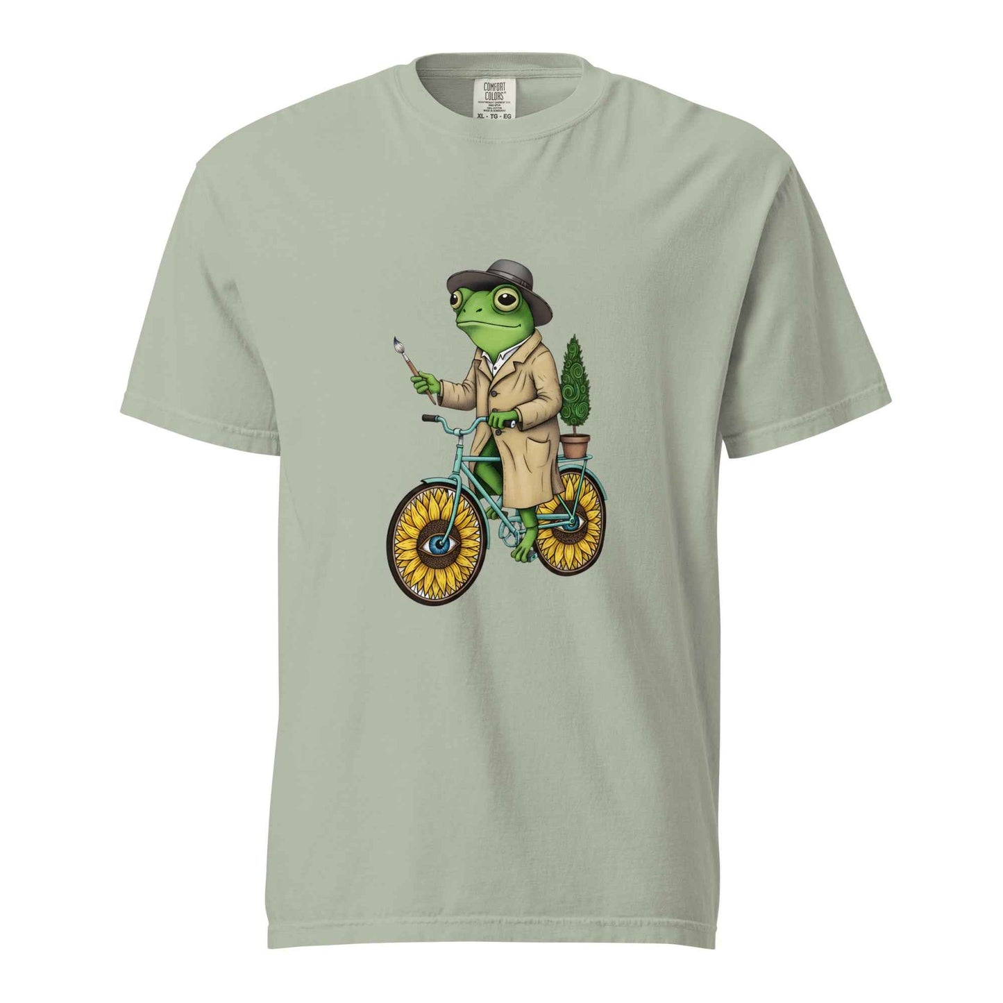 Van Gogh Frog Cyclist Shirt