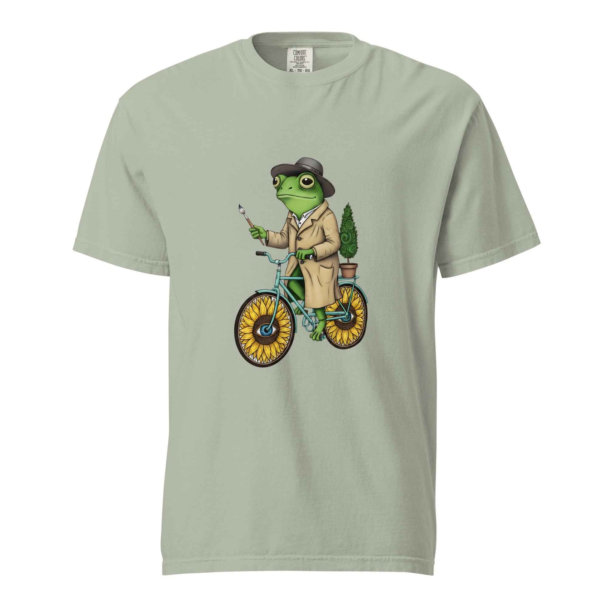 Van Gogh Frog Cyclist Shirt