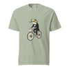 Salvador Dali Inspired Frog Shirt, Frog on Bicycle Tee