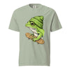 Skateboarding Frog T-Shirt - Funny Frog Skater Graphic Tee Bay