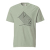 Minimalist Cat T-Shirt, Funny Stairs Line Art Tee