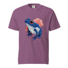 Blue Tree Frog & Botanical Graphic Tee