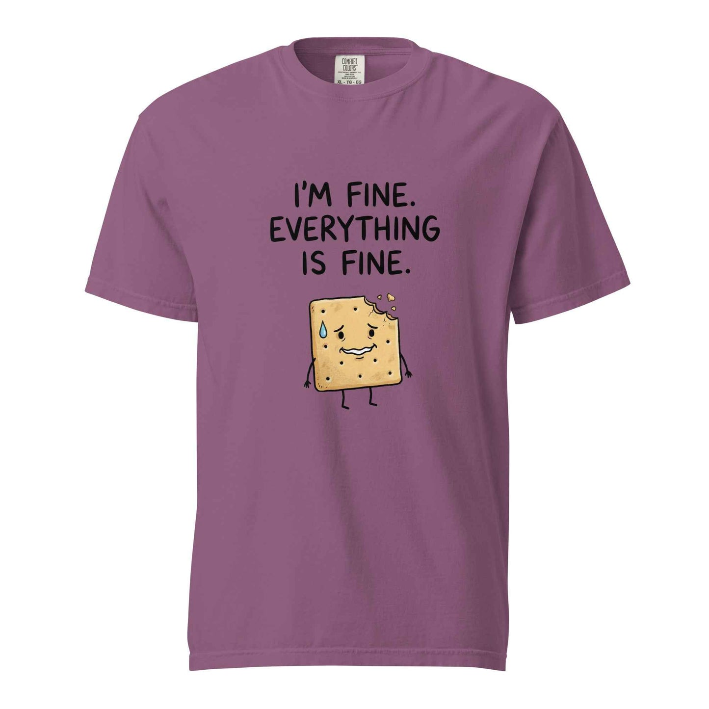 Funny Anxiety T-Shirt. I'm Fine. Everything Is Fine.