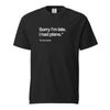 Funny Sorry I’m Late T-Shirt for Introverts