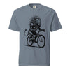 Robot Lion riding bicycle T-Shirt, Cyberpunk Cycling Gift
