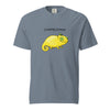 Blue jean Chamelemon funny chameleon lemon graphic shirt - quirky fruit pun tee for animal fans