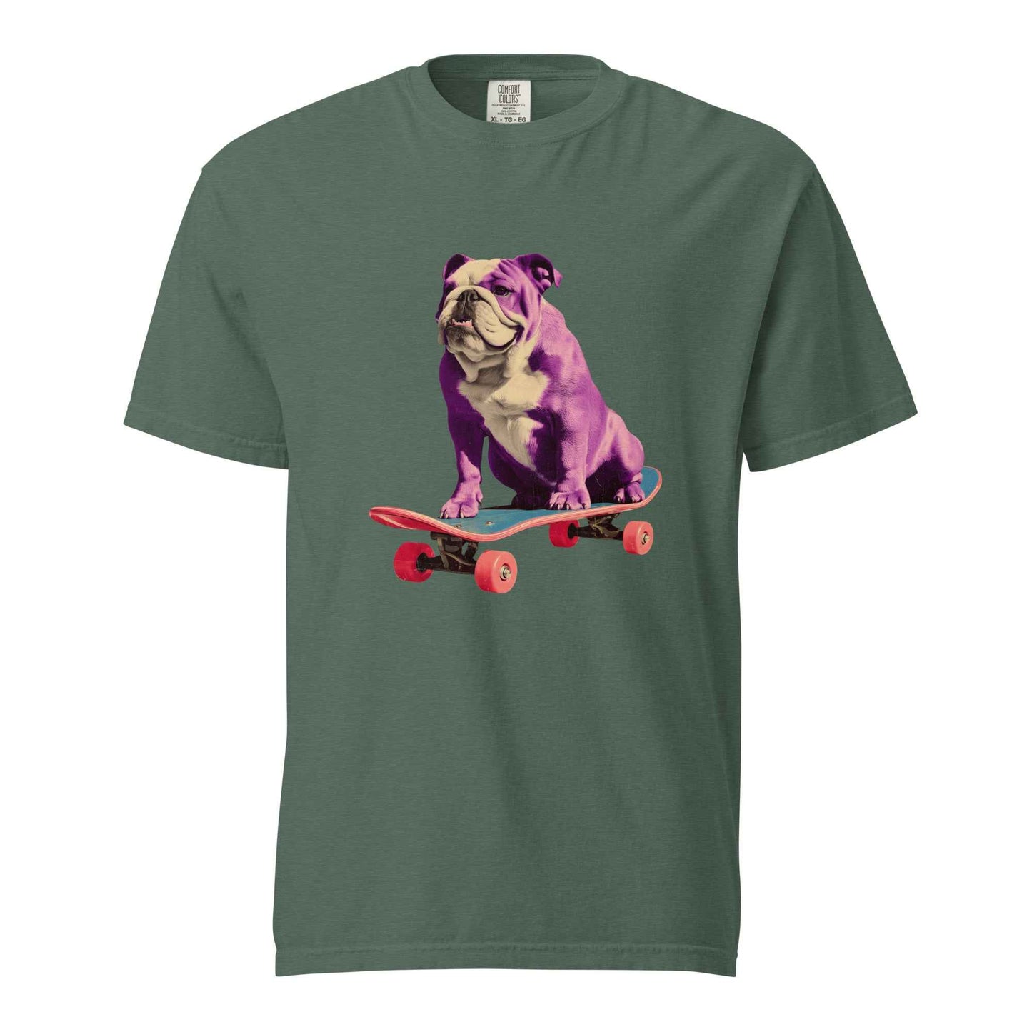"The Urban Legend", Skateboarding English Bulldog T-shirt