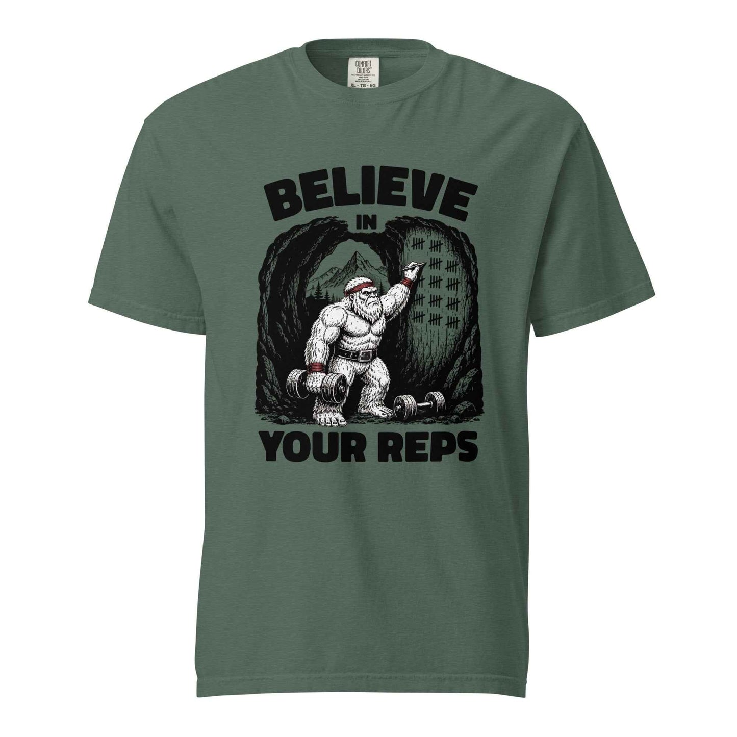 Believe In Your Reps Yeti Gym T-Shirt
