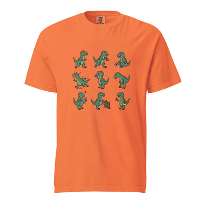 Funny Running Dinosaur T-Shirt - T Rex Dino Run