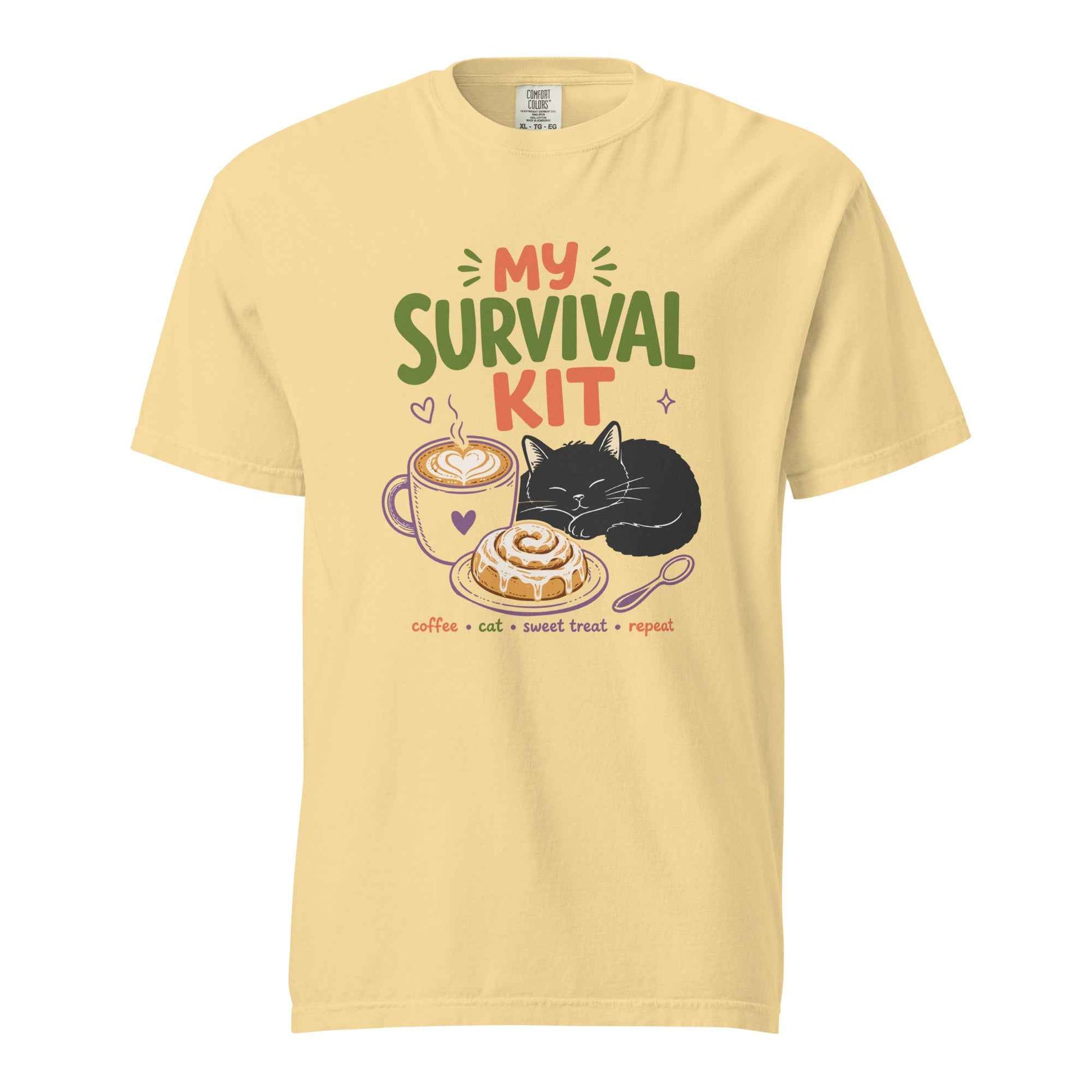 My Survival Kit Coffee Cat Sweet Treat T-Shirt