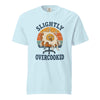 Funny Fried Egg Burnout T-Shirt, Slightly Overcooked Tee