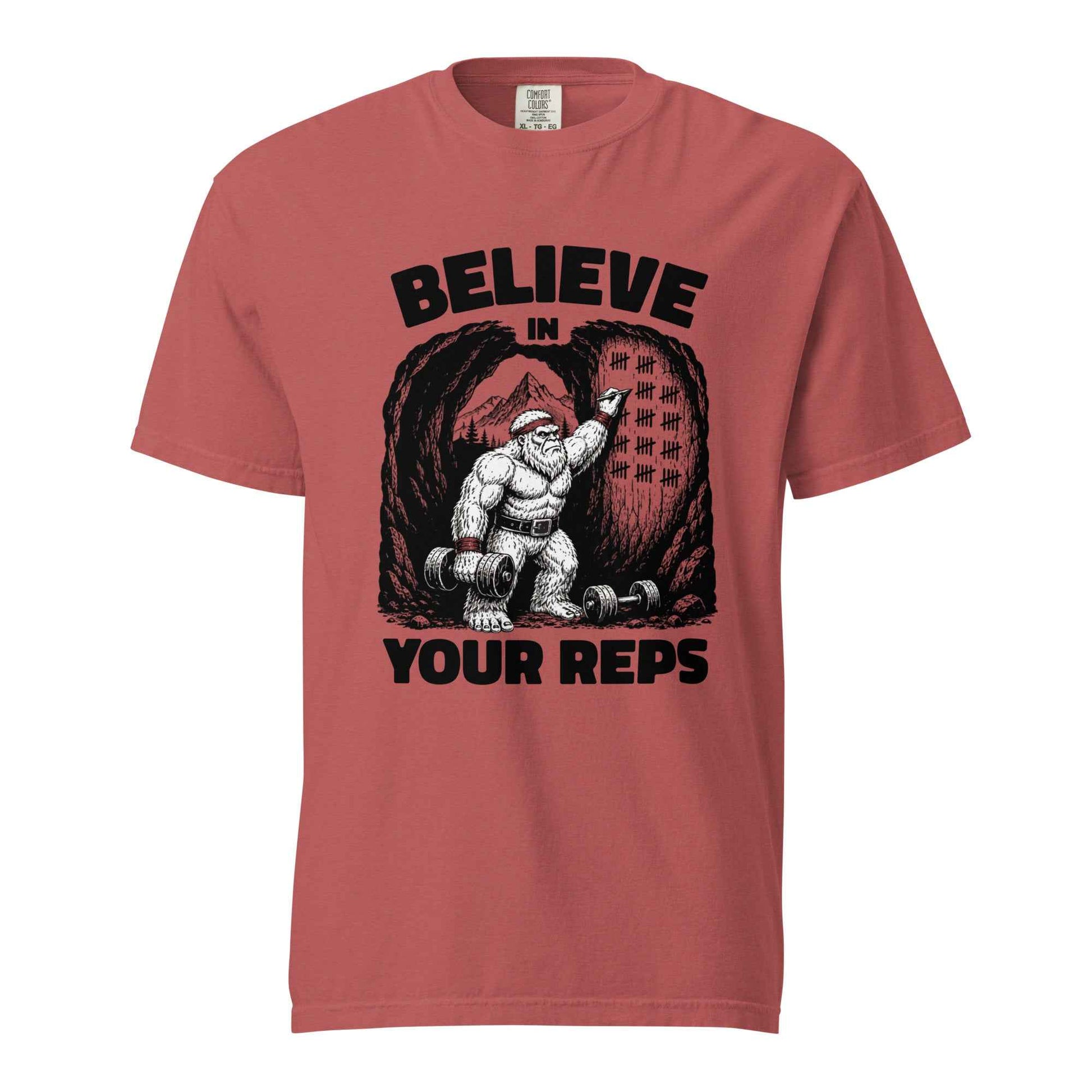 Believe In Your Reps Yeti Gym T-Shirt