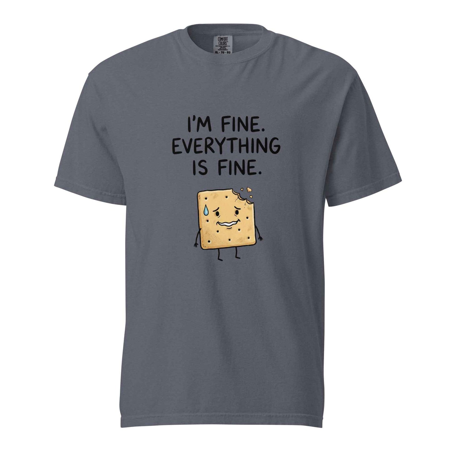 Funny Anxiety T-Shirt. I'm Fine. Everything Is Fine.