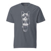 French Bulldog Bubble Tea T-Shirt - Cool Frenchie Graphic Tee Denim