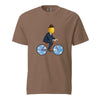 The Surreal Commute, Rene Magritte-Inspired Cycling T-shirt