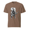"The Heavy Rhythm" Elephant Bassist Graphic T-shirt