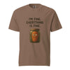 I'm Fine. Everything Is Fine. Funny Pickled Carrot T-Shirt