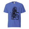 Robot Lion riding bicycle T-Shirt, Cyberpunk Cycling Gift