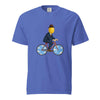 The Surreal Commute, Rene Magritte-Inspired Cycling T-shirt