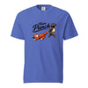 Blue Team Punch t-shirt with cartoon monkeys dragging plushie - punch monkey meme shirt