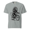 Robot Lion riding bicycle T-Shirt, Cyberpunk Cycling Gift