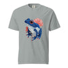 Blue Tree Frog & Botanical Graphic Tee