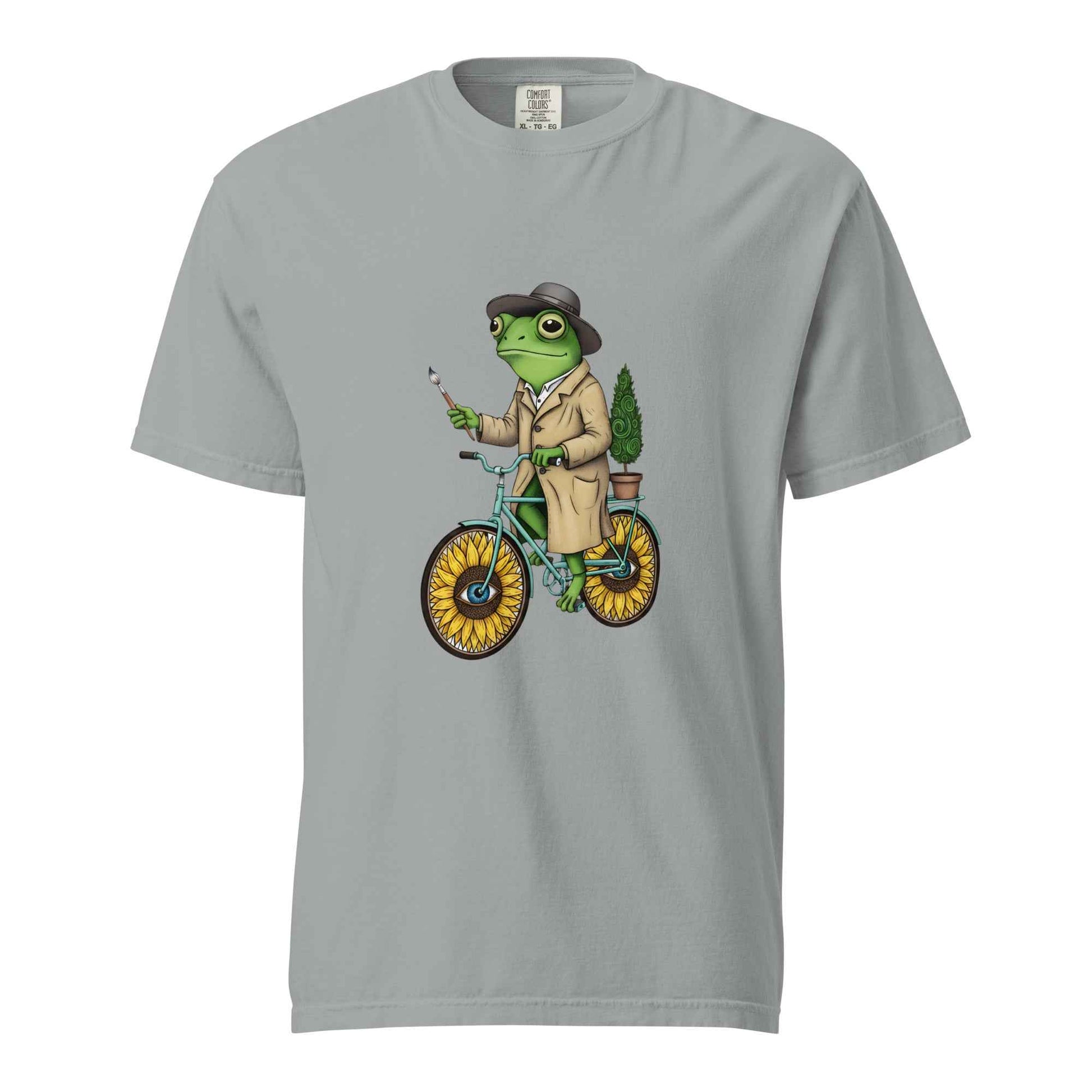 Van Gogh Frog Cyclist Shirt