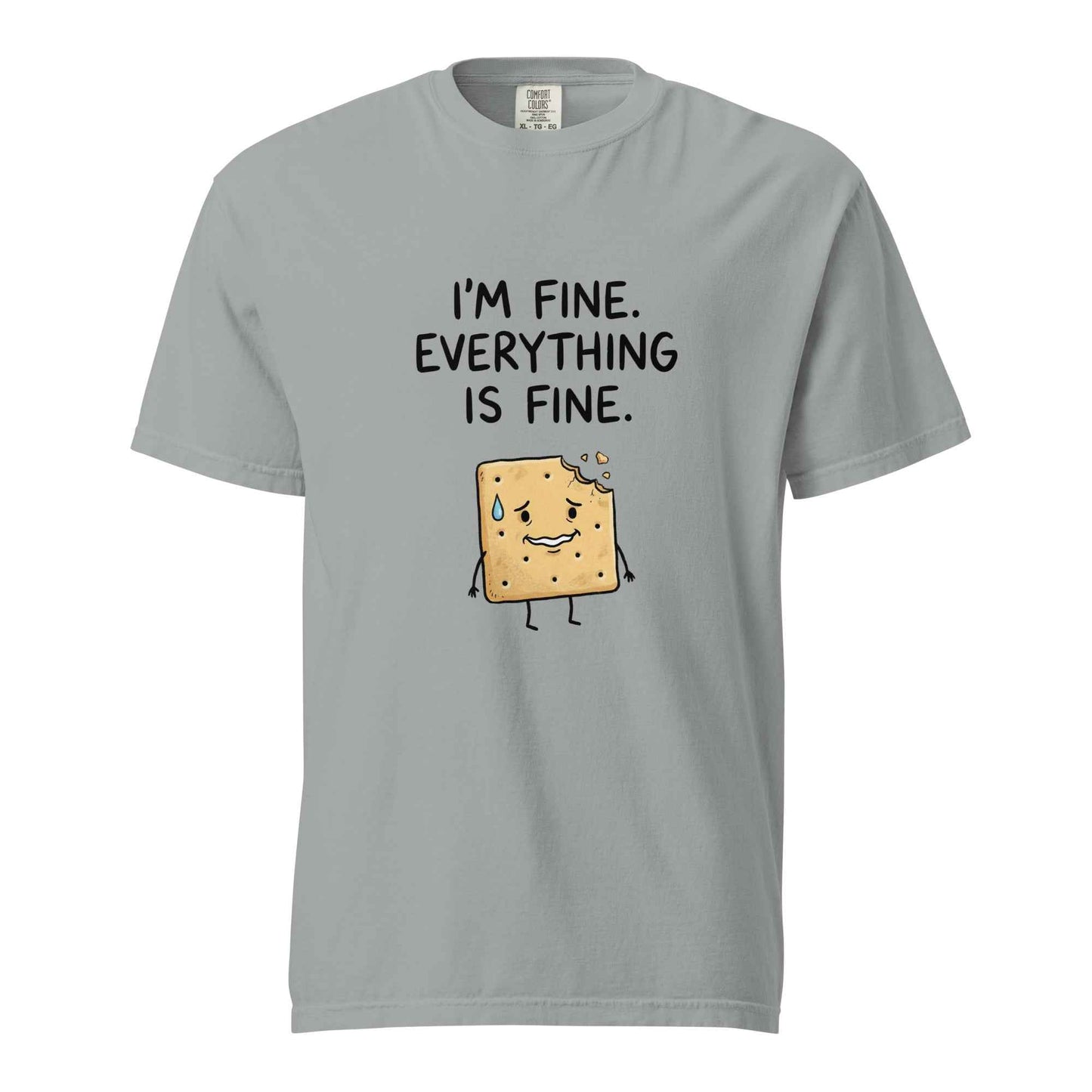 Funny Anxiety T-Shirt. I'm Fine. Everything Is Fine.