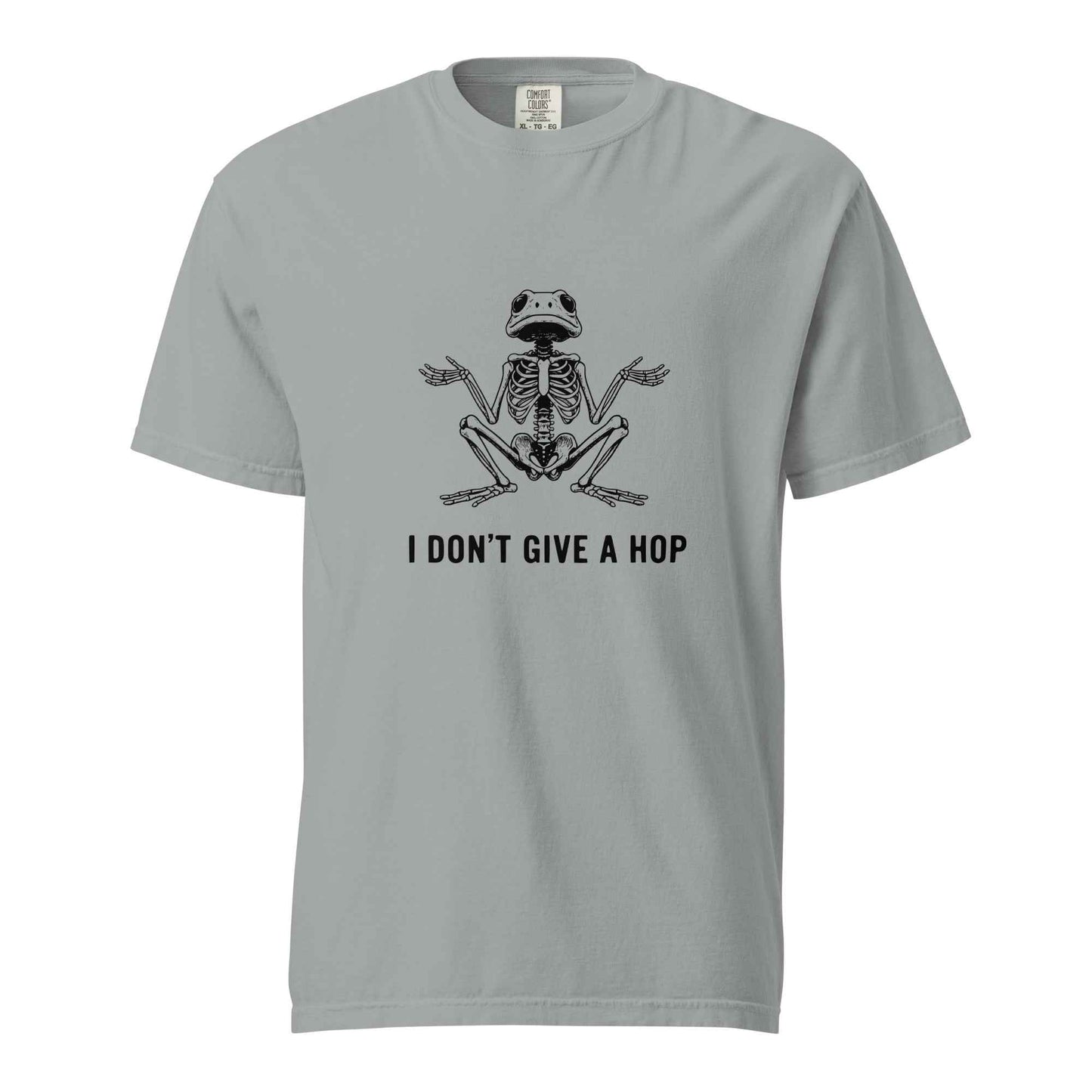 I Don’t Give a Hop Shirt, Funny Skeleton Frog Custom T Shirt