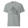 Minimalist Cat T-Shirt, Funny Stairs Line Art Tee