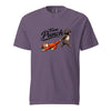 Purple Team Punch t-shirt with cartoon monkeys and plushie - punch monkey meme shirt